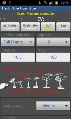 FlashMeter and Lightmeter android App screenshot 9