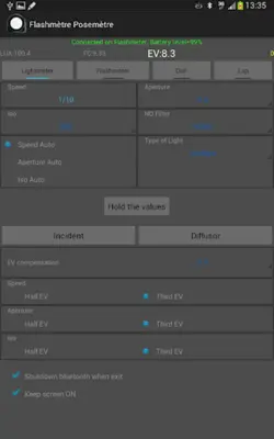 FlashMeter and Lightmeter android App screenshot 7